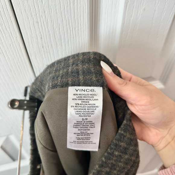 Vince check plaid easy pull on pants - Picture 7 of 7